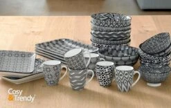 Cosy&Trendy Nikko Black Beker - Ø 7 Cm - Set-6 -Tafelwaren Verkoop 1200x760