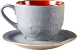 Vivi Oggi - Koffiekopjes Set Van 6 - Ø 9cm - Cappuccino - Kop En Schotel - 150 Ml - Italië -Tafelwaren Verkoop 1200x780 2