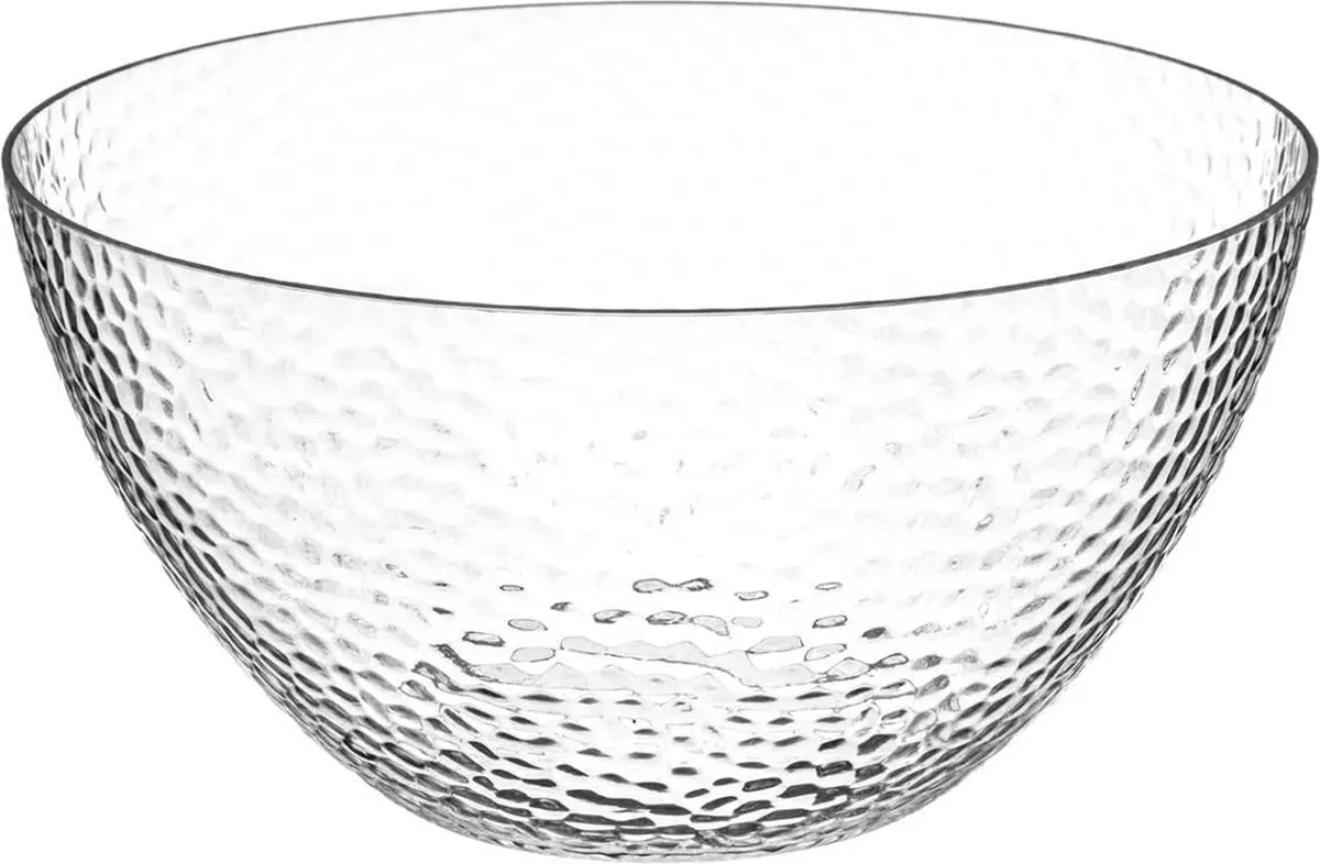 Secret De Gourmet - Slakom/serveer Schaal - Kunststof - Transparant - 24 Cm 1 Secret De Gourmet - Slakom/serveer Schaal - Kunststof - Transparant - 24 Cm