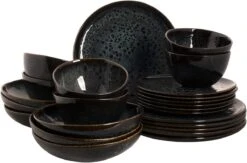 Palmer Serviesset Eccentric Stoneware 6-persoons 24-delig Blauw -Tafelwaren Verkoop 1200x792 2