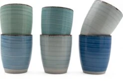 Koffiekopjes - Set Van 6 - 160ML - Allen Unieke Kleur - Koffiemok - Espresso Mok - Ocean Blue -Tafelwaren Verkoop 1200x797