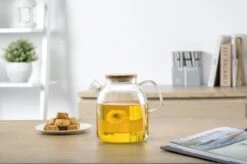 S091 Glazen Theepot Met Bamboedeksel - 1600 Ml - Samadoyo -Tafelwaren Verkoop 1200x799 25