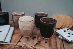 Koffiekopjes - Industrieel Grijs - Koffiebeker - Unieke Kleuren - Set Van 12 Kopjes (ook Los Verkrijgbaar) - 160ML En 340ML - Porselein - Hip En Trendy -Tafelwaren Verkoop 1200x800 36