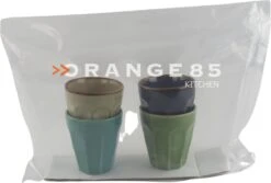 Orange85 Cappuccino Mokken - 4 Stuks - 250 Ml - Porselein - Hittebestendig - Keuken - Accessoires - Cappuccino Glazen - Cappuccino Kopjes - Latte Macchiato Glazen -Tafelwaren Verkoop 1200x809 1