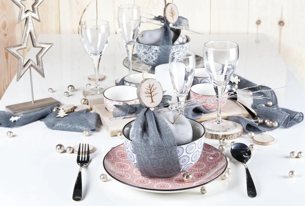 Cosy&Trendy Delirio Dinerbord - Ø 23.5 Cm - Set-6 2 Cosy&Trendy Delirio Dinerbord - Ø 23.5 Cm - Set-6 - Afbeelding 2