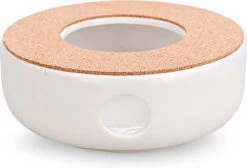 ConBlom Keramische Theepot, Warmer, Theewarmer, Koffiewarmer, Stoofje, Met Kurk-stoofje, Theepot Basis, Theefornuis, Melkwarmer Voor Thuis, Café, Theemelk (zonder Kaars En Theepot) -Tafelwaren Verkoop 1200x814 5