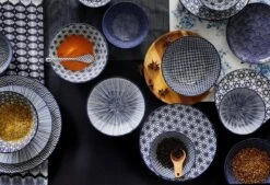 Set Van 4 Gebaksborden - 16 Cm. - Nippon Blue - Tokyo Design Studio -Tafelwaren Verkoop 1200x819 5