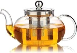 Glazen Theepot Met Filter (RVS) - 1.2 Liter - Thee Infuser – Borosilicaat – Anti-druppel Tuit -Tafelwaren Verkoop 1200x824 2