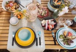 Mepal - Serviesset Bloom 8-delig – Geschikt Als Stijlvol Buitenservies - Pebble Assorti – Ideaal Voor Buiten En Binnen – Licht In Gewicht -Tafelwaren Verkoop 1200x826 3