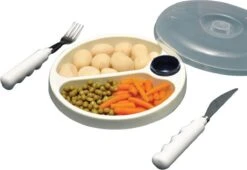 Able2 Ergovita Warmhoudbord - Ø 22 Cm - Blauw -Tafelwaren Verkoop 1200x826 5