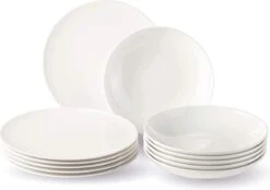 Villeroy & Boch, Vivo 19-5254-7611 Tafelservies Voor Maximaal 6 Personen, 12 Stuks, Premium Porselein, Wit -Tafelwaren Verkoop 1200x844 3