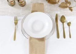 LeRijn® Serviesset Deventer 12 Persoons - 36 Delig - Licht Crème Wit Met Gouden Rand En Motief - Dinerborden - Soepborden - Dessertborden - Borden Servies - Bordenset -Tafelwaren Verkoop 1200x864 2