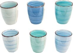 Studio Tavola Bekers Ocean Blue 160 Ml - 6 Stuks -Tafelwaren Verkoop 1200x873