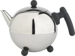 Bredemeijer - Theepot Bella Ronde 1,2L Zwart Beslag - Dubbelwandig -Tafelwaren Verkoop 1200x902 2