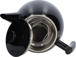 Vaja® Theepot Juliette Met Filter - Dubbelwandig -Theekan 1.0L - Glimmend Zwart -Tafelwaren Verkoop 1200x915 5