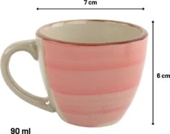 Orange85 Espresso Kopjes - Koffie - Set Van 6 - Meerdere Kleuren - 100 Ml - Aardewerk - Glazen - Met Oor - Koffiekopjes -Tafelwaren Verkoop 1200x942 1