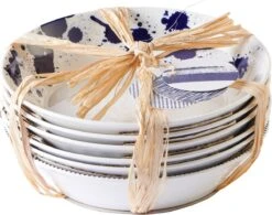 Royal Doulton Pacific - Pastaborden / Bordenset - Porselein - Wit / Blauw - ⌀ 22 Cm - 6 Stuks -Tafelwaren Verkoop 1200x948 2