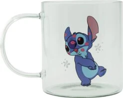 Disney - Stitch - Glazen Theemok - Transparant Met Opdruk - 330ml -Tafelwaren Verkoop 1200x955