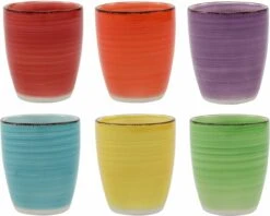 Tavola - Koffiemokken - Zonder Oor - Kleurrijk - Aardewerk - 160Ml - 6 Stuks - Ibizia 9 Tavola - Koffiemokken - Zonder Oor - Kleurrijk - Aardewerk - 160Ml - 6 Stuks - Ibizia -Tafelwaren Verkoop 1200x964 1