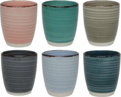 Tavola - Koffiemokken - Zonder Oor - Kleurrijk - Aardewerk - 160Ml - 6 Stuks - Ibizia 13 Tavola - Koffiemokken - Zonder Oor - Kleurrijk - Aardewerk - 160Ml - 6 Stuks - Ibizia -Tafelwaren Verkoop 1200x968