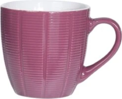 Orange85 Koffiekopjes Gekleurd - Set Van 6 - Koffiemokken - Streep - 200 Ml - Reliëf - Aardewerk - Met Oor - Theemokken -Tafelwaren Verkoop 1200x976 2