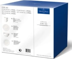 Villeroy & Boch For Me Starter Set - 4 Personen - Porselein -Tafelwaren Verkoop 1200x985 2