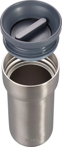 Mepal Isoleerbeker Ellipse 375 Ml – Houdt Je Drankje 4 Uur Warm En 8 Uur Koud – Natural Brushed – Koffiebeker To Go – Lekdicht – Thermosbeker -Tafelwaren Verkoop 507x1200