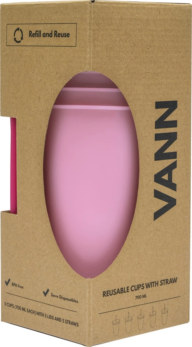 Herbruikbare Bekers Met Rietje En Deksel Van Plastic – Starbucks Design – Drinkbekers Met Rietje – Kleur Veranderende Beker – 5 Pack 9 Herbruikbare Bekers Met Rietje En Deksel Van Plastic – Starbucks Design – Drinkbekers Met Rietje – Kleur Veranderende Beker – 5 Pack - Afbeelding 9