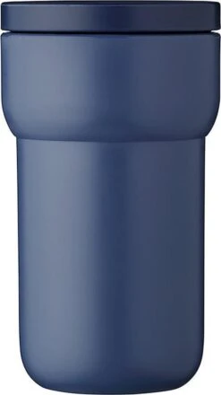 Mepal Reisbeker Ellipse 275 Ml - Houdt Je Drankje 30 Minuten Warm - Nordic Denim - Koffiebeker To Go - Lekdicht - Travel Mug