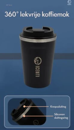 ICENTI - RVS Koffiebeker To Go - 380ml – Groen - Thermosbeker - Lekvrij - Dubbelwandig - Koffie Beker - Theebeker – Coffeemugg - Theemugg -Tafelwaren Verkoop 685x1200 2