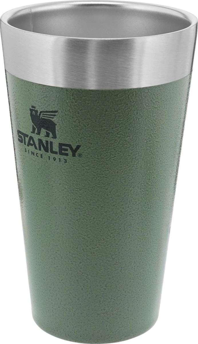 Stanley The Stacking Beer Pint 0,47l - Beker - Hammertone Green 2 Stanley The Stacking Beer Pint 0,47l - Beker - Hammertone Green - Afbeelding 2