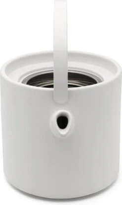 Bredemeijer - Theeset Umea Theepot 1.2L Met Theelichtwarmer - Mat Wit -Tafelwaren Verkoop 718x1200 2