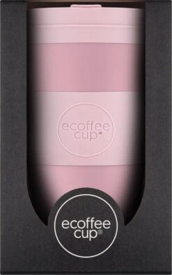Ecoffee Cup Local Fluff PLA - Koffiebeker To Go 400 Ml - Roze Siliconen -Tafelwaren Verkoop 750x1200 1