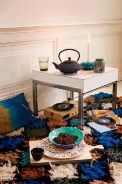 Bredemeijer - Theepot Xilin 1,25L Gietijzer Blauw -Tafelwaren Verkoop 800x1200 37