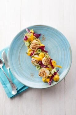 Cosy & Trendy Turbolino Plat Bord - Ø 27 Cm - Blauw - Set-6 -Tafelwaren Verkoop 800x1200 72