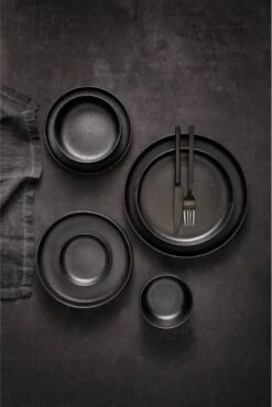 Maastricht Porselein Bord Diep Universe 21 Cm Zwart Porselein 1 Stuk(s) -Tafelwaren Verkoop 802x1200