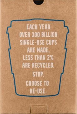 Ecoffee Cup Dotonburi PLA - Koffiebeker To Go 350 Ml - Blauw Siliconen -Tafelwaren Verkoop 812x1200