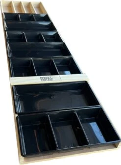 Sjoelbak - Borrelsjoelbak - Hapjesplank - Borrelplank - Mini Sjoelbak 120 Cm Met Zwarte Bakjes - Kleine Sjoelbakken -Tafelwaren Verkoop 882x1200 1