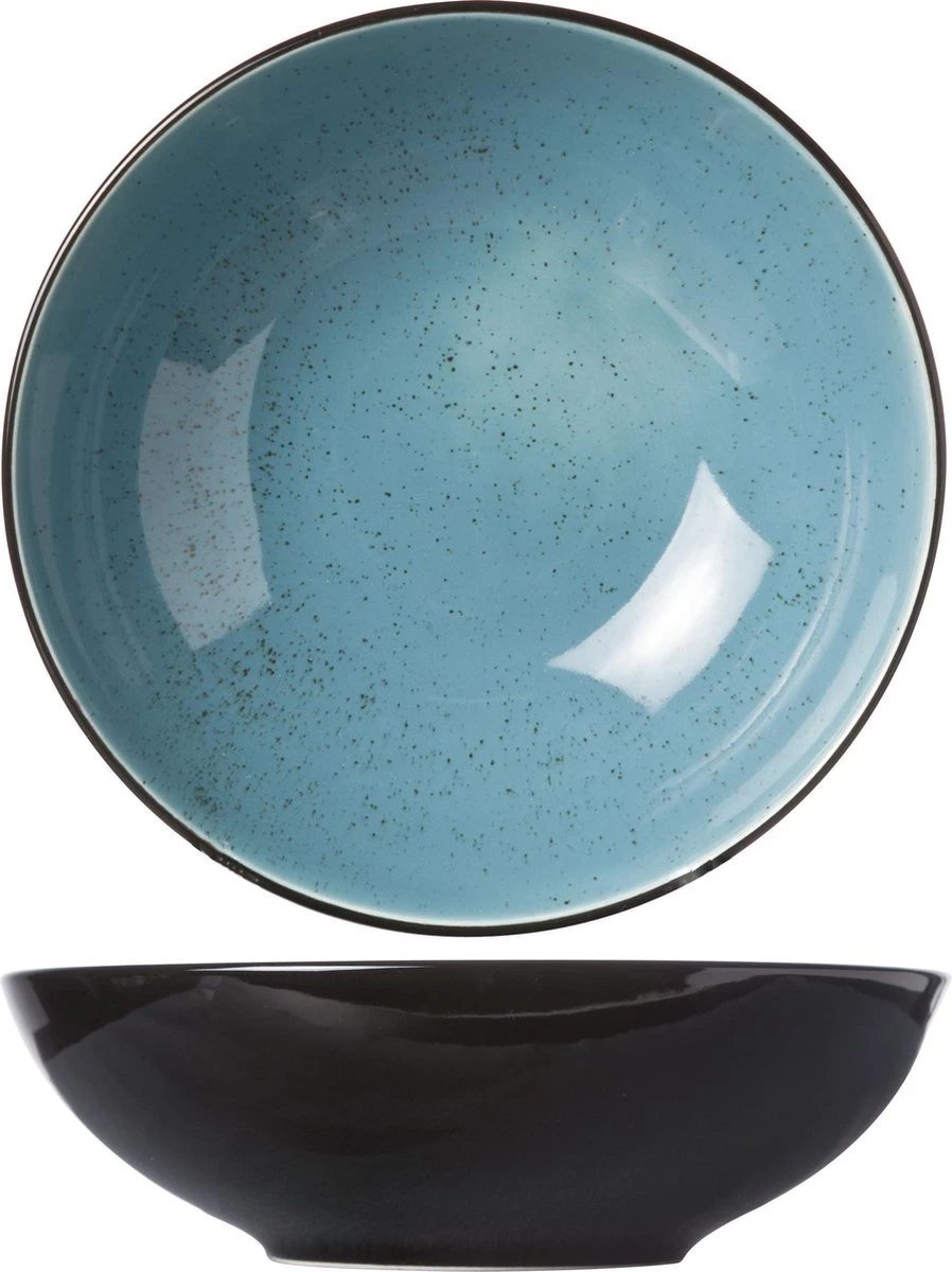 Cosy&Trendy Finesse Blue Diep Bord - Ø 20 Cm X 6.2 Cm - Set-6 1 Cosy&Trendy Finesse Blue Diep Bord - Ø 20 Cm X 6.2 Cm - Set-6