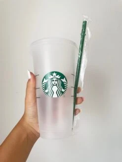 Starbucks Beker - Drinkbeker - Met Rietje En Deksel - Herbruikbaar- Ijskoffie Beker- Milkshake Beker -Tafelwaren Verkoop 900x1200 4
