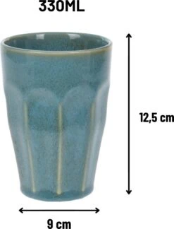 Orange85 Cappuccino Mokken - Latte Macchiato Glazen - 330 Ml - Hittebestendig - Set Van 4 - Porselein - Multicolor - Cappuccino Glazen - Cappuccino Kopjes -Tafelwaren Verkoop 914x1200