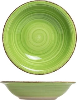 Studio Tavola Diepe Borden Summer Green ø 21 Cm - 6 Stuks -Tafelwaren Verkoop 923x1200 1