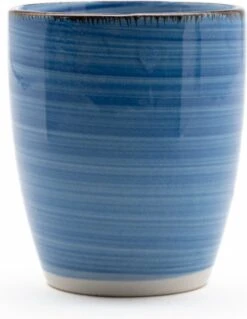 Koffiekopjes - Ocean Blue - Koffiebeker - Unieke Kleuren - Blauw - Set Van 12 Kopjes (ook Los Verkrijgbaar) - 160ML En 340ML - Porselein - Hip En Trendy -Tafelwaren Verkoop 928x1200