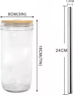 Bubble Tea Beker - Inclusief Stalen Bubble Tea Rietje - 0,5 L - Herbruikbaar - Boba -Tafelwaren Verkoop 932x1200