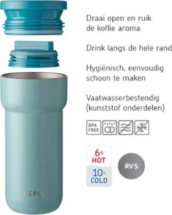 Mepal Isoleerbeker Ellipse 375 Ml – Houdt Je Drankje 4 Uur Warm En 8 Uur Koud – Nordic Pink – Koffiebeker To Go – Lekdicht – Thermosbeker -Tafelwaren Verkoop 955x1200