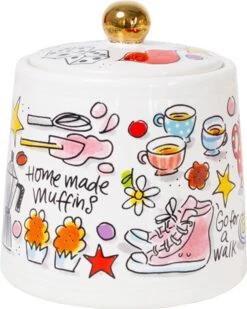 Blond Amsterdam, Happy - Suikerpot Goud -Tafelwaren Verkoop 959x1200 3