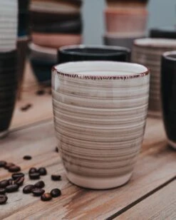 Koffiekopjes - Industrieel Grijs - Koffiebeker - Unieke Kleuren - Set Van 12 Kopjes (ook Los Verkrijgbaar) - 160ML En 340ML - Porselein - Hip En Trendy -Tafelwaren Verkoop 960x1200 3