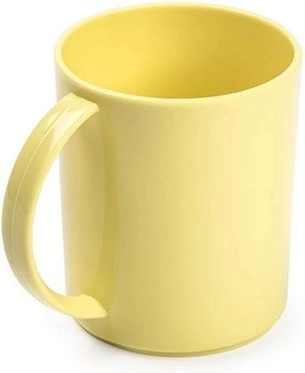 Merkloos 12x Gekleurde Drinkbekers/mokken Kunststof 350 Ml - Limonade Bekers - Campingservies/picknickservies 2 Merkloos 12x Gekleurde Drinkbekers/mokken Kunststof 350 Ml - Limonade Bekers - Campingservies/picknickservies - Afbeelding 2